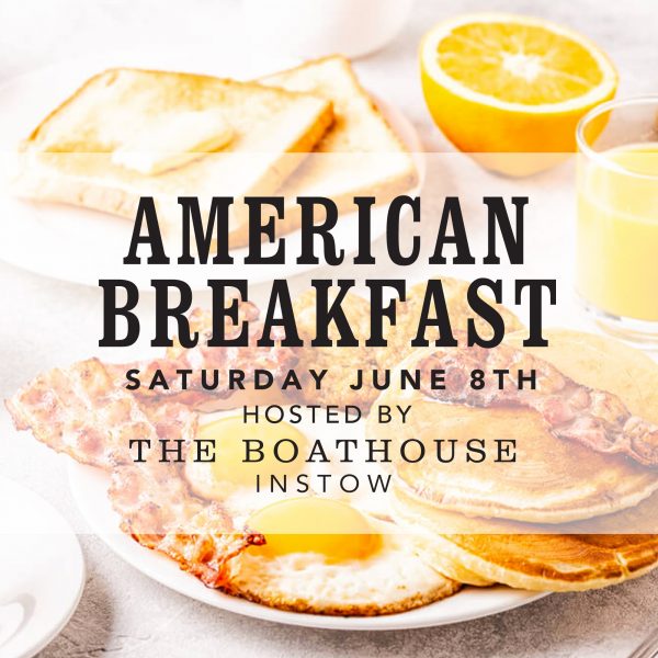 June 8th: American Breakfast at The Boathouse