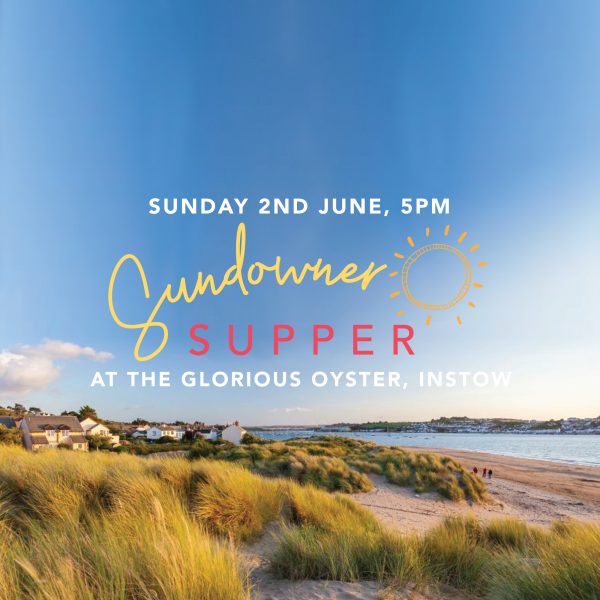 June 2nd: Sundowner Supper at The Glorious Oyster
